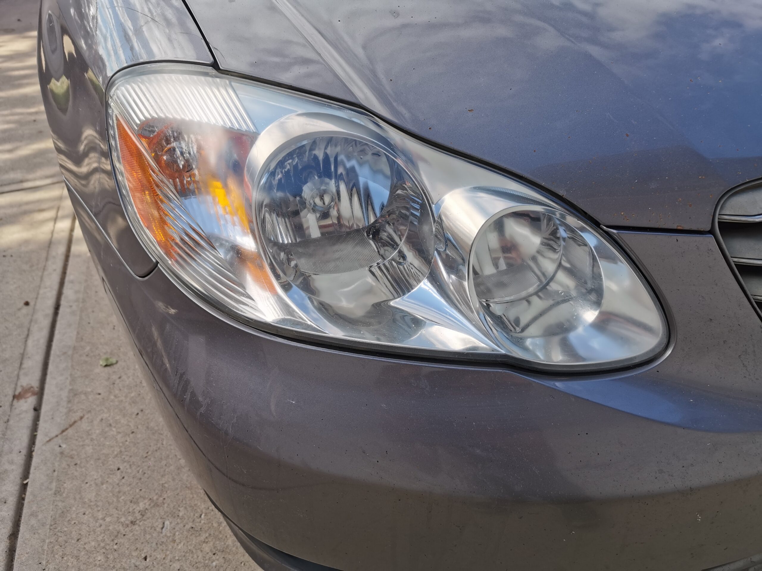 After headlight restoration